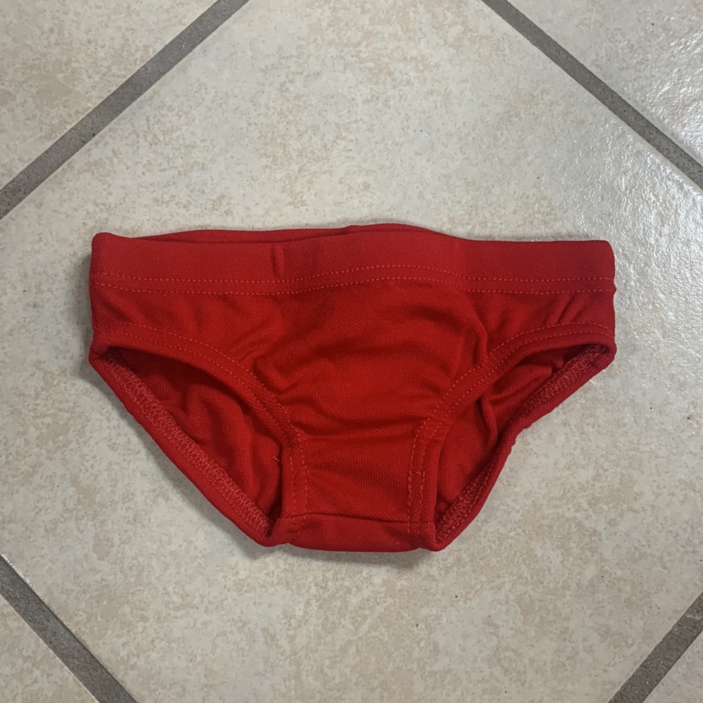 Childs XS Thru XL Red Cheerleading Dance Baton Spankie Panty Cover Bloomers NWT
